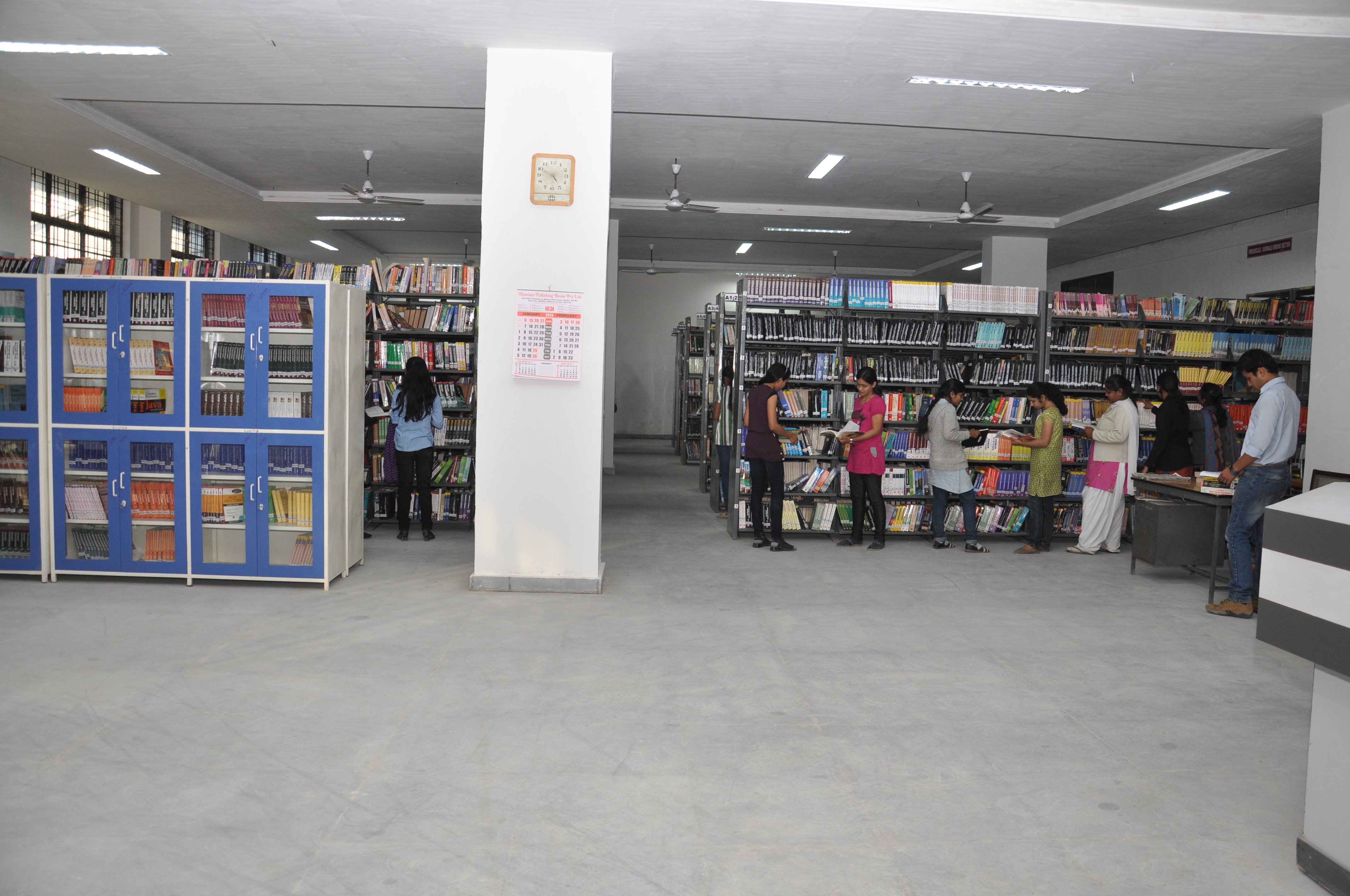 Academic reading hall and digital library center